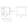 Кухонная мойка GRANULA GR-6002 арктик (белый) 6002 APKTIK