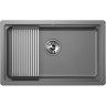 Кухонная мойка GRANULA KS-7303U, алюминиум 7303iU ALYUMIHIYM