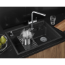 Кухонная мойка GRANULA KS-7308R ЧЕРНЫЙ RINZER 7308R CHEPHYII